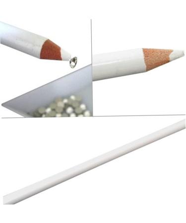 1PC Nail Art Drawing Pen Hook Flower Carving Nail Pen Rhinestones Picker Beauty Makeup Manicure Tool White. - Buy Online on SooperMarket.com