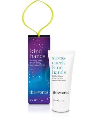This Works Stress Check Kind Hands Gift Box 30ml - Hydrating Hand Cream Enriched with Shea Butter Vitamin E and Ylang Ylang Essential Oils - Soothing Hand Moisturiser for Dry and Sensitive Skin - Buy Online on SooperMarket.com