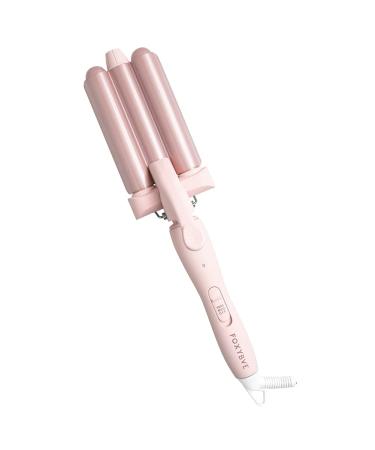 FoxyBae Baby Blush Wavy Baby Triple Waver - 3 Barrel Waver with Tourmaline-Infused Ceramic Barrels