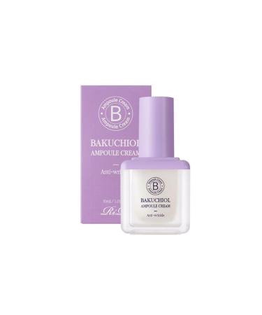 RiRe Bakuchiol 0.5% Ampoule Cream for Face-Elasticity Fine Lines care Korean Skin Care 1.01 oz.(30ml)