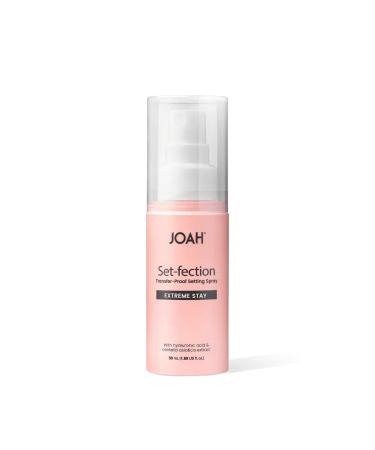 JOAH Set-Fection Transfer Proof Extreme Stay Setting Spray  Infused with hyaluronic acid and centella asiatica  Net Wt. 50 ml (1.69 fl.oz.) 1.70 Fl Oz (Pack of 1)