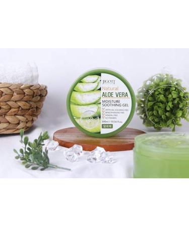 Buy JIGOTT Natural Aloe Vera 100% Moisture Soothing Gel 300ml | Hydrating Gel for Skin Relief | International Shipping Available - Buy Online on SooperMarket.com