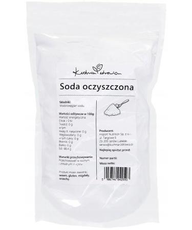 Kuchnia Zdrowia High-Quality Baking Soda - 1kg Multi-Use Baking Agent Odor Neutralizer & Descaler - Resealable Zipper Pack - Buy Online on SooperMarket.com