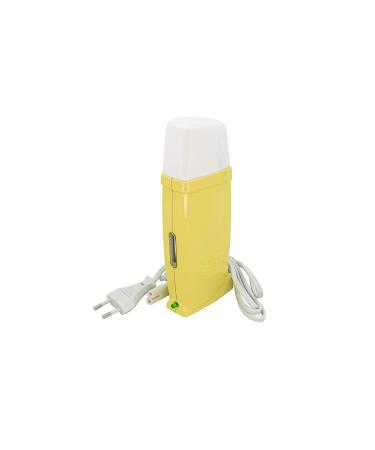 Epilwax-Epilierer Royal 35 Watt Wax Warmer For Roll-On Professional Epilier Wax 100 ml with epilator stripes-"Epilation Warming Wachkarmung" (Royal yellow) 1 piece (1 Pack)
