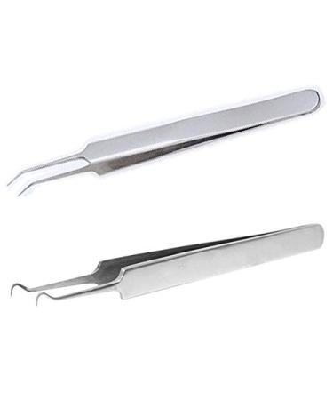 Glamza Blackhead Remover with Curved and Straight Edge 2 Pack