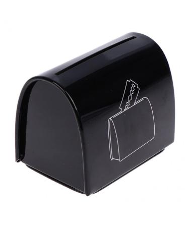 Razor Blade Disposal Case Safe Shaver Storage Bank Portable Blade Disposal Box For Razors Straight Razor