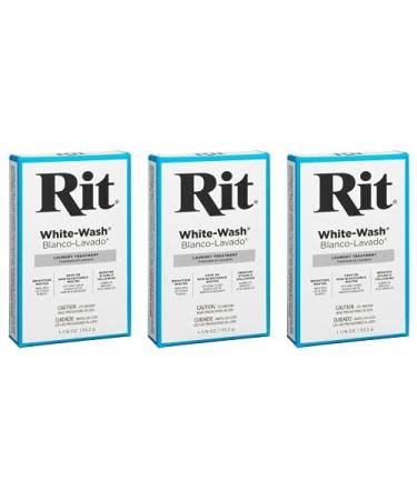 Rit Dye Powdered Fabric Dye, White Wash, 1 7/8-Ounce (Three Pack)