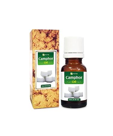 Camphor Oil (Cinnamonutn camphora) 100% Natural Pure Undiluted Uncut Carrier Oil 15ml Camphor 15 ml (Pack of 1)