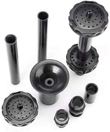 Herklotzn 9Pcs Small Fountain Nozzle Kit Water Fountain Nozzle Heads for Pond Fountain Submersible Pump Pool - Buy Online on SooperMarket.com