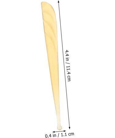 Lurrose 2 Pcs Croissant Ear Cleaning Tools - Ear Wax Pick Set for Clean Ears - Travel-Friendly Earwax Curette Kit - Light Yellow - Buy Online on SooperMarket.com