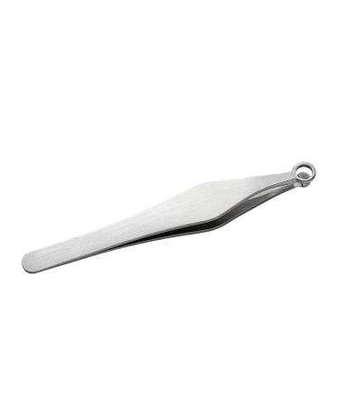 Dajidafu Nose Hair Trimming Tweezers Stainless Steel Nasal Hair Trimmer Grooming Scissor Eyebrow Trimmers Cleaning Tools