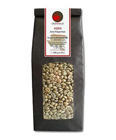 Green coffee beans Java Kayumas (highland raw coffee beans 500g) Highland Coffee 500g