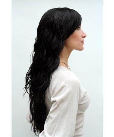Buy WIG ME UP 9333-2 Black Brown Long Hair Wig - 70 cm Wet Look | International Shipping Available - Buy Online on SooperMarket.com