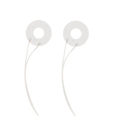 PLAFOPE 2pcs Hairdressing Ceramic Coil Heated Curlers Replacement Hot Ring Coils Heating Coil White Ceramics