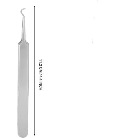 LANTRO JS Curved Blackhead Remover Stainless Steel Fat Granule Pimple Removal Skin Tag Extractor for Face Care Tool - Buy Online on SooperMarket.com