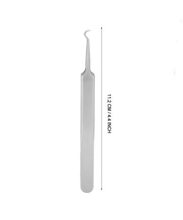 Blackhead Tweezers - Curved Stainless Steel Pimple Extractor & Facial Care Tool for Clear Skin - Buy Online on SooperMarket.com