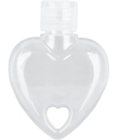 MUNEFE 2 Set Travel Bottle Travel Squeeze Bottle Plastic Liquid Bottle for Cosmetics Liquid Soap Portable Toiletries(Heart) - Buy Online on SooperMarket.com