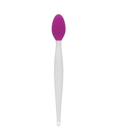 Silicone Nose Cleansing Brush  Silicone Exfoliating Lip Brush  Deep Cleaning Exfoliating Lip Brush with Double Sided  Facial Brush for Blackhead Cleanning  Lip Scrubs Exfoliator & Moisturizer(purple)