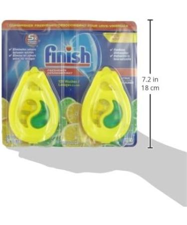 Finish Dishwasher Freshener/Deodorizer Citrus 2 Count - Buy Online on SooperMarket.com