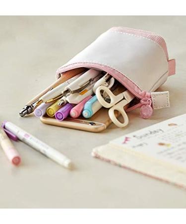 Friinder Telescopic Pen Pencil Holder Stationery Case PU Corduroy Retractable Bag Green - Perfect Holiday Gift - Buy Online on SooperMarket.com