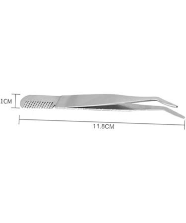 minkissy Lash Cluster Tweezers Eyelashes Tweezer Eyelash Tweezer Makeup Tweezer Stainless Steel Eyebrow Tweezer Eyelashes Extension Clip Eyebrow Clip Portable Beauty Tools medium Silver - Buy Online on SooperMarket.com