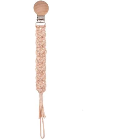 WT-DDJJK Pacifier Chain - Woven Cotton Rope Baby Pacifier Clip & Dummy Holder | International Shipping Available - Buy Online on SooperMarket.com