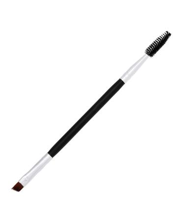 2 in 1 Eyebrow Brush Make-Up Double-Headed Inclined Eyebrow Brush Multi Function Dual Head Eyelashes Curler Volume Tool Comfortable and Environmentally Nice Processed