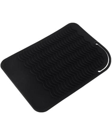 Dajidafu Flat Iron Mat Safe Protective Mats Hairstylist Accessories Grip Storage Pouch Simple Heat Resistant Pad for Protect - Buy Online on SooperMarket.com