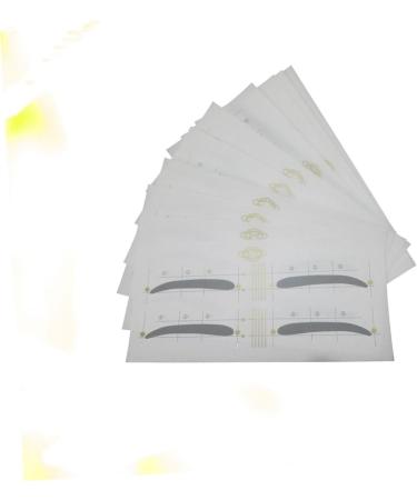 Beavorty 36 Pcs 48 Diy Eyebrow Stencil Eyebrow Grooming Stencils Non Woven Quick Eyebrow Sticker Card - Buy Online on SooperMarket.com
