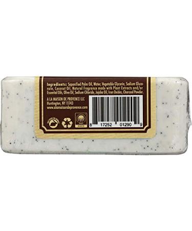 A La Maison Coconut Charcoal Bar Soap 8.8 oz. (3 Pack) - Triple French Milled, All Natural, Moisturizing Soap for Men and Women - Face and Body - Buy Online on SooperMarket.com