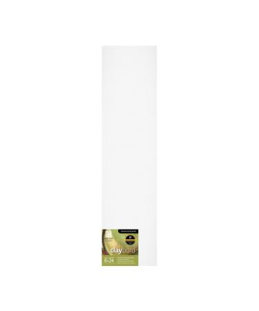Ampersand Museum Series Claybord Panels for Paint and Ink, 2 Inch Depth Cradled, 6X24 Inch (CBSWC624)