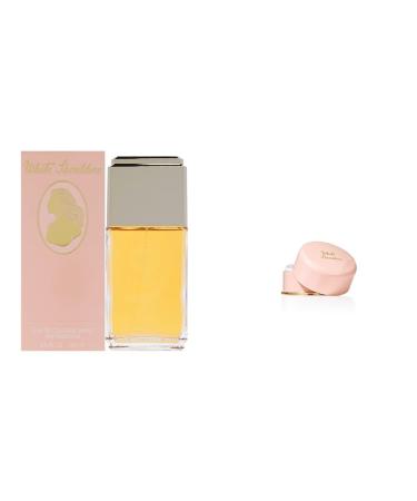 Evyan Women's Cologne White Shoulders Eau De Cologne EDC Spray 4.5 Fl Oz & Perfume Bath Powder for Women White Shoulders 2.6 Oz