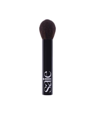 Saie The Fluffy Brush - Soft Multi-Use Pressed + Loose Powder Brush - Fluffy Makeup Brush with Tapered Tip for Precise Application - Vegan Cruelty-Free (1 Count)