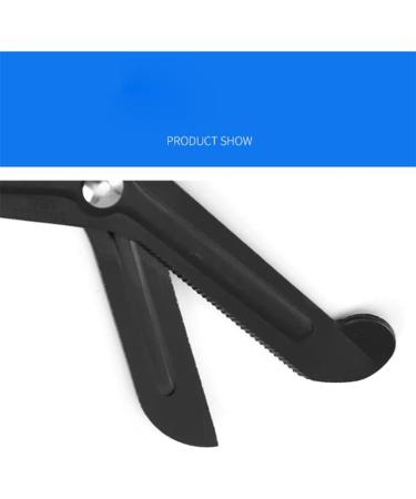 Versatile Medical Scissors - Stainless Steel & PP Plastic for Emergencies | Durable Blue Outdoor Camping Tool - Buy Online on SooperMarket.com
