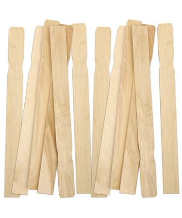 12 Inch Wood Paint Stir Sticks 10 Pack of Paint Stirrers Garden Markers Mixing Sticks for Epoxy Resin by CraftySticks