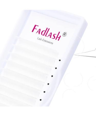 White Lash Extensions Individual Eyelash Extensions Premium Classic Lash Extensions 0.15 Semi Permanent Colored Lash Extensions Professional (White0.15-D  13mm) White 0.15-D Curl 1 Count (Pack of 1)