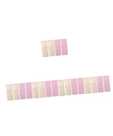 Beavorty 20 STK tweezers protective cover eyelash sink bag container for facial beauty tools cosmetic tweezers Storage bags for tweezers cosmetics travel pockets PU leather 15.7x6cmx5pcs golden pinkx5st