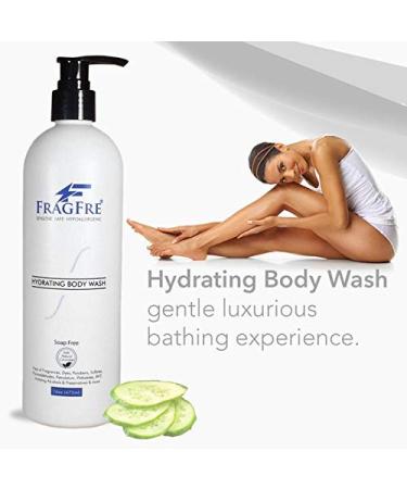 Sensitive Skin Body Wash 16 oz | Paraben & Sulfate Free | Hypoallergenic Cucumber Cleanser | Vegan & Gluten Free | Ideal for Delicate Skin - Buy Online on SooperMarket.com