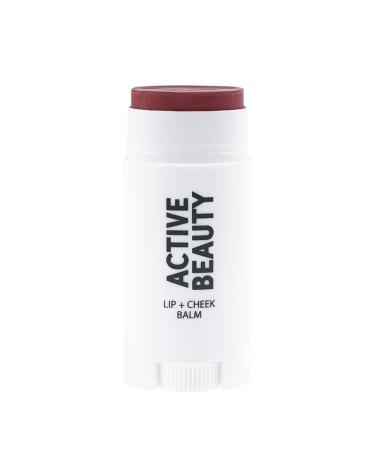 LIQUE Active Lip & Cheek Balm Makeup Stick  Lightweight & Hydrating  Sheer Color with Buildable Coverage  Natural-Looking  Dewy Finish  Vegan Formula  Resilient  0.49 Oz.