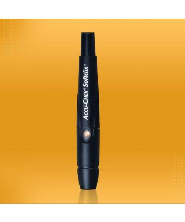 Softclix Lancing Device with 25 Lancets - Painless Blood Glucose Testing - Buy Online on SooperMarket.com
