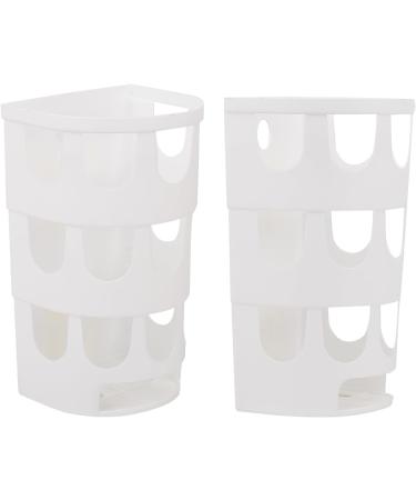 AOVNA 2 Pieces Rabbit Feeder Racks Hay Feeding Food Basket Plastic Hay Feeder Rack for Rabbits Guinea Pigs Chinchilla White & Blue - Buy Online on SooperMarket.com