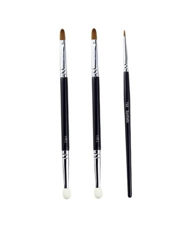 Baluue 1 Set Concealer Brush Makeup Brushe Eyeshadow Brush Makeup Handle Brush Lip Black Man-made Fiber