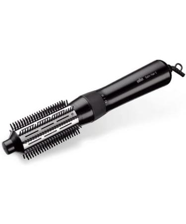 Brown Satin Hair Curl Brush & Power Perfection Hair Dryer Bundle - Professional Warm Air Styling Tools | AS 330 & HD180 - Buy Online on SooperMarket.com