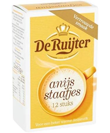 Anise Sugar | De Ruijter | Anise Sticks 12 Pieces | Total Weight 6 Grams - Buy Online on SooperMarket.com