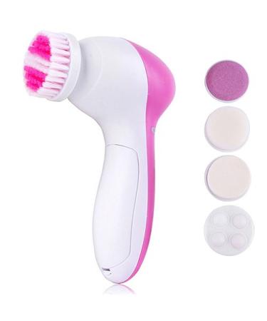 Face Brush gLoaSublim 5 in 1 Multifunction Electric Face Facial Cleansing Cleanser Brush Massager Tool