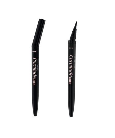 Maybelline New York Curvitude Liquid Eyeliner Black 410 - Pack of 2 | Long-Lasting Formula - Buy Online on SooperMarket.com