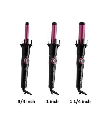 Kiss Professional Pink Instawave Automatic Curling Iron 3/4 Inch with Heat Resistant Pouch - Buy Online on SooperMarket.com