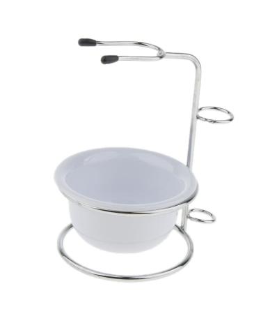 Colcolo Portable Men's Shaving Set Stand Holder + Soap Dish for Travel Useful