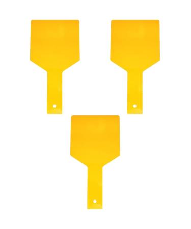 DOITOOL Cover Led Goggles 3 pcs Shield Helper Visor Light Teeth Construction Shielding Safety Protector Convenient Premium Orange Hand-held Sheild Anti- Plastic Blocking Work Eye Tool
