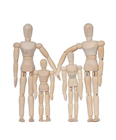 alikeke 4Pack Family Portrait Family of Four (Daddy Mommy Sister Brother)